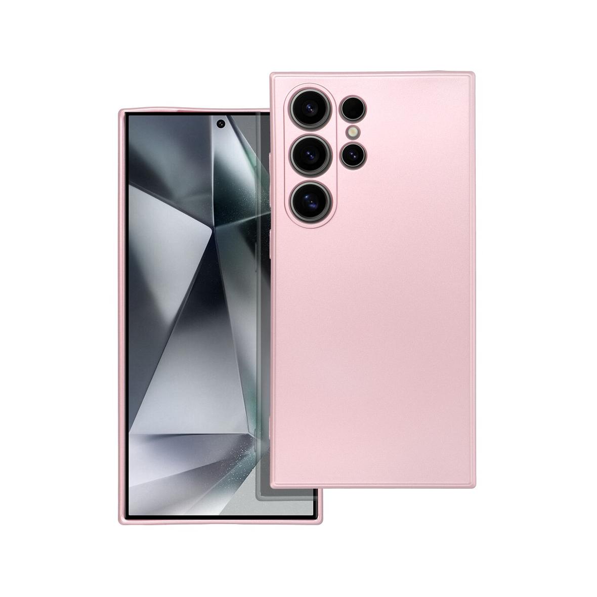 Futerał do Samsung S24 ULTRA Metallic różowy