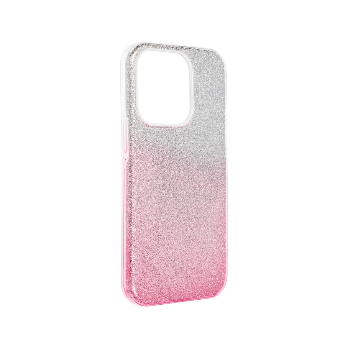 Futerał do iPhone 14 PRO Shining transparentny różowy