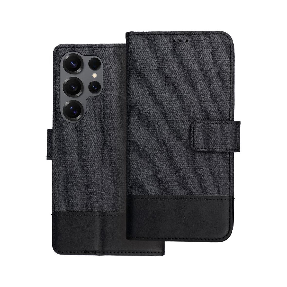 Etui z klapką na Samsung S25 ULTRA Gomma Book czarne