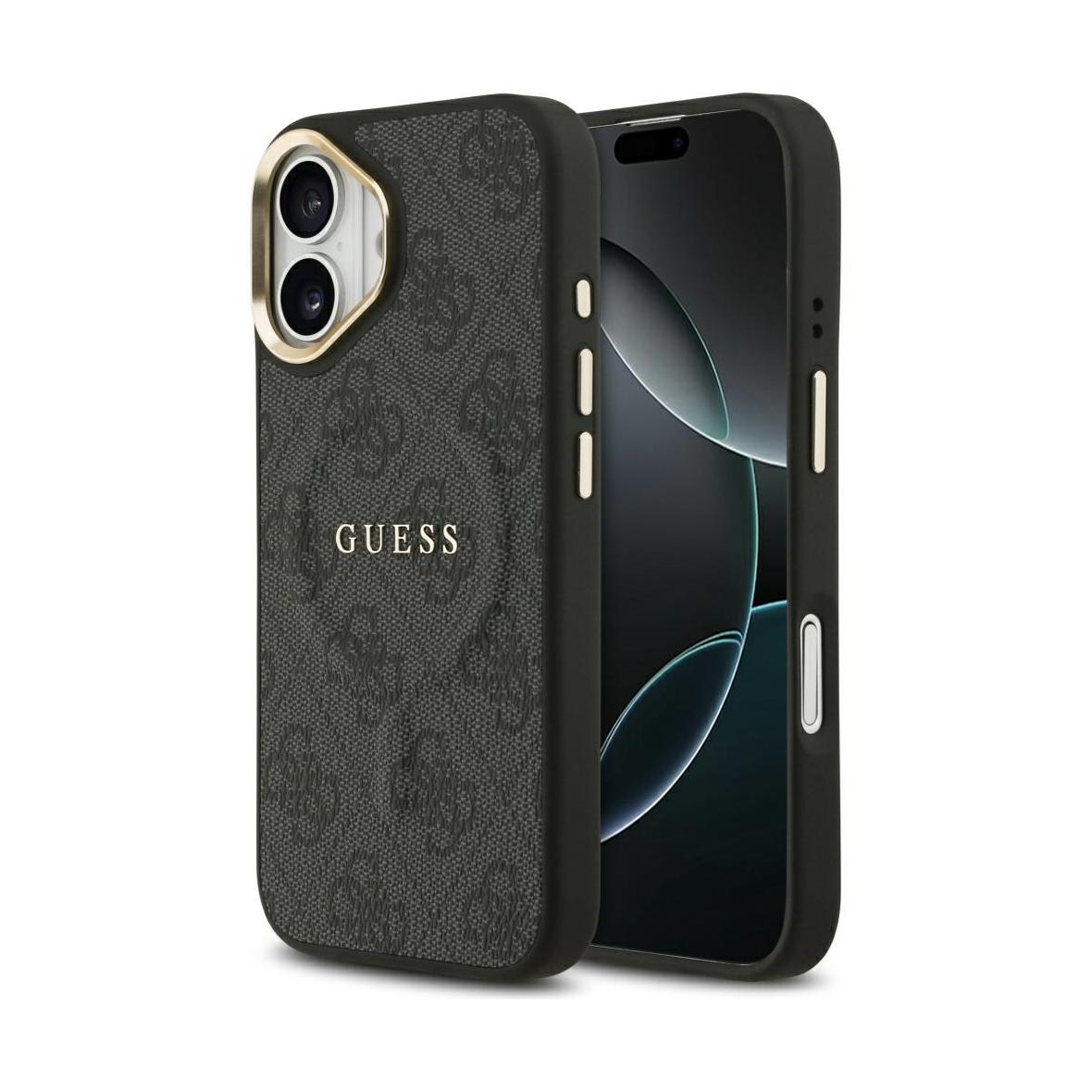 GUESS futerał do IPHONE 17 kompatybilny z MagSafe GUHMP17SP4MSEGCK (PU 4G W/ Classic) czarny