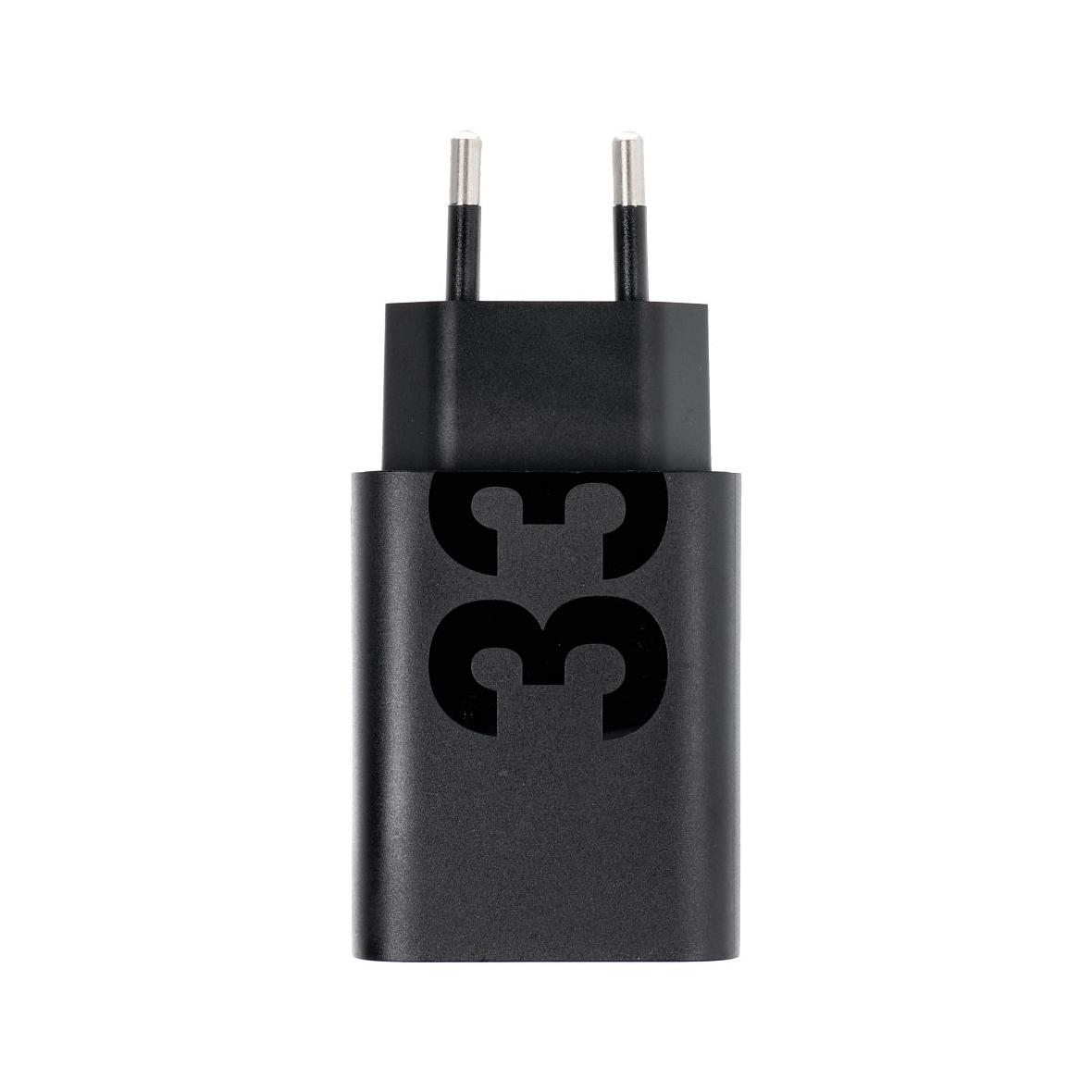 MOTOROLA oryginalna ładowarka sieciowa USB A 33W MC339 czarna bulk