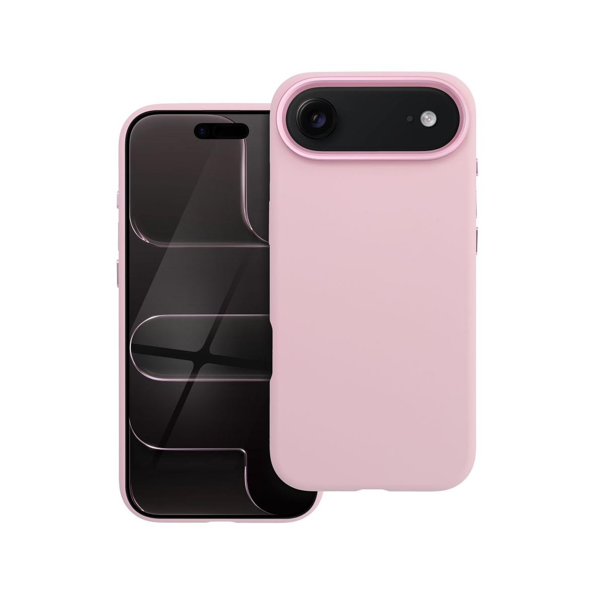 Etui na iPhone 17 AIR Forcell F-Protect Frame Premium zgodny z MagSafe różowy 0INT