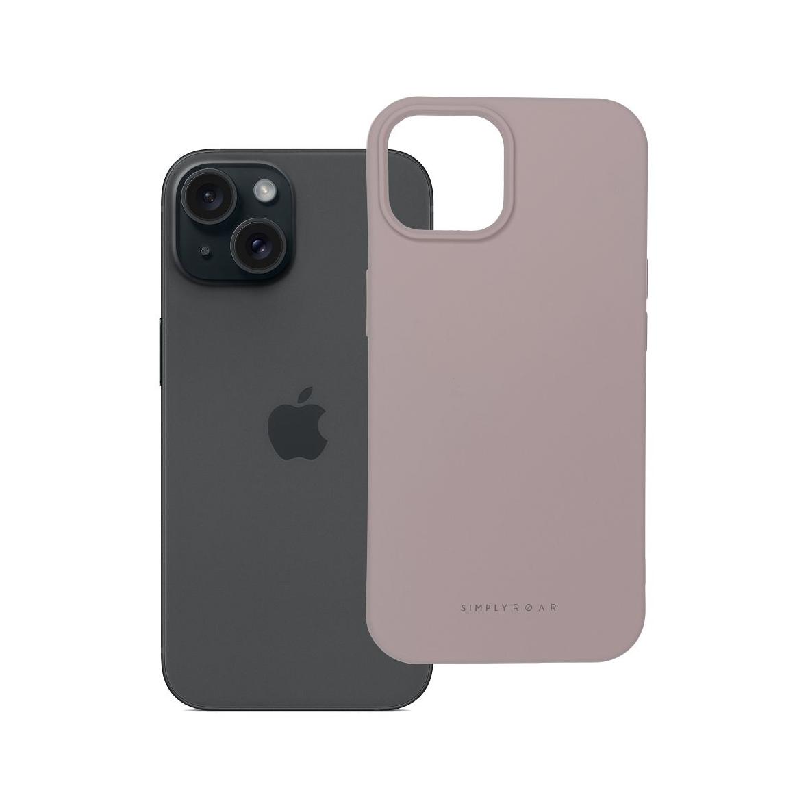 ROAR futerał SPACE do IPHONE 15 pudrowy róż