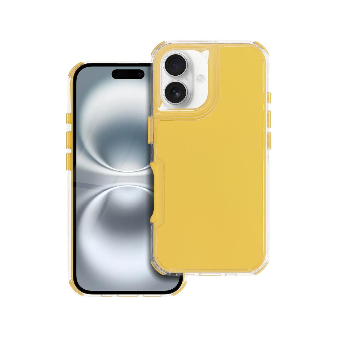 Futerał do iPhone 16 Matrix żółty