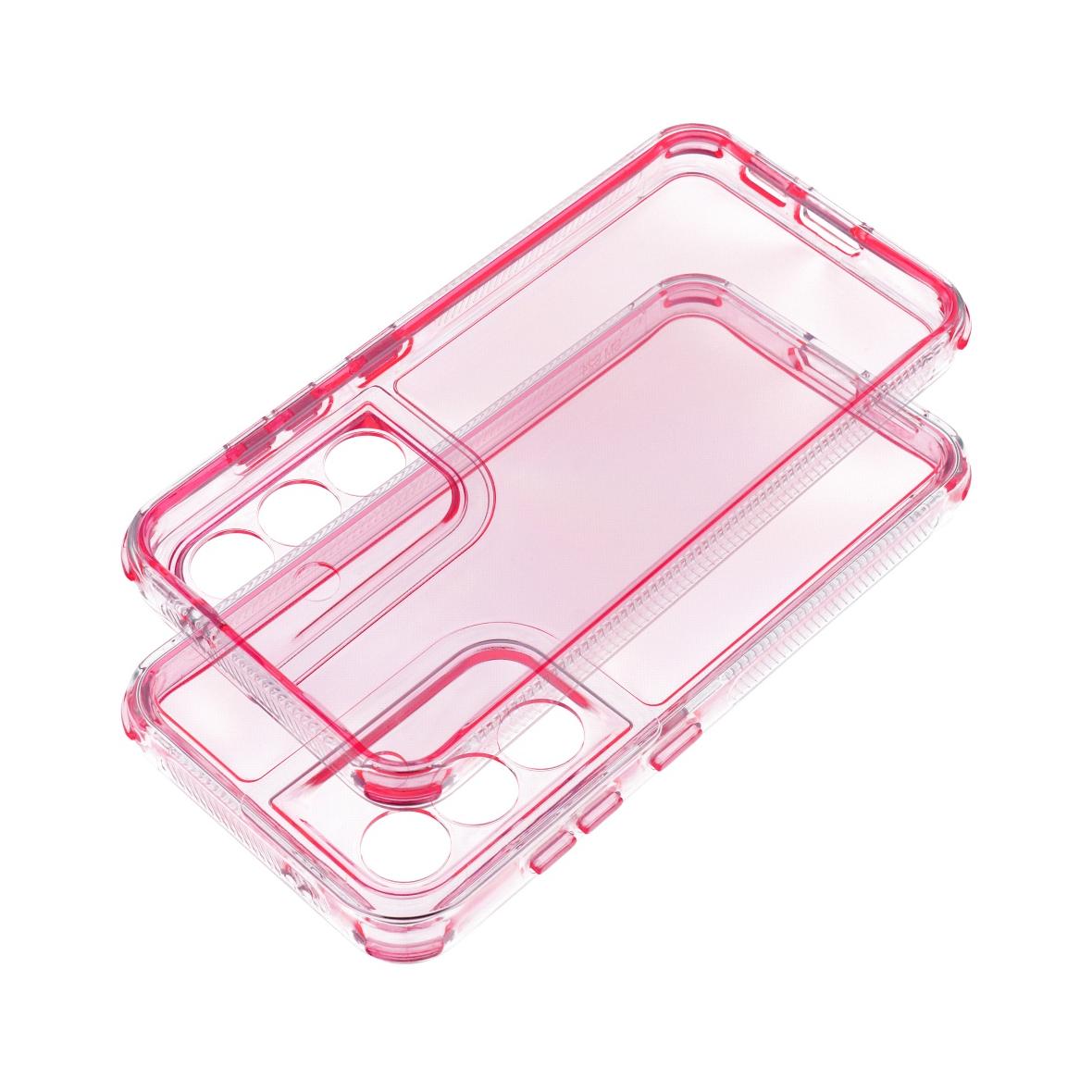Futerał do Samsung S25 PLUS Matrix Clear pudrowy róż