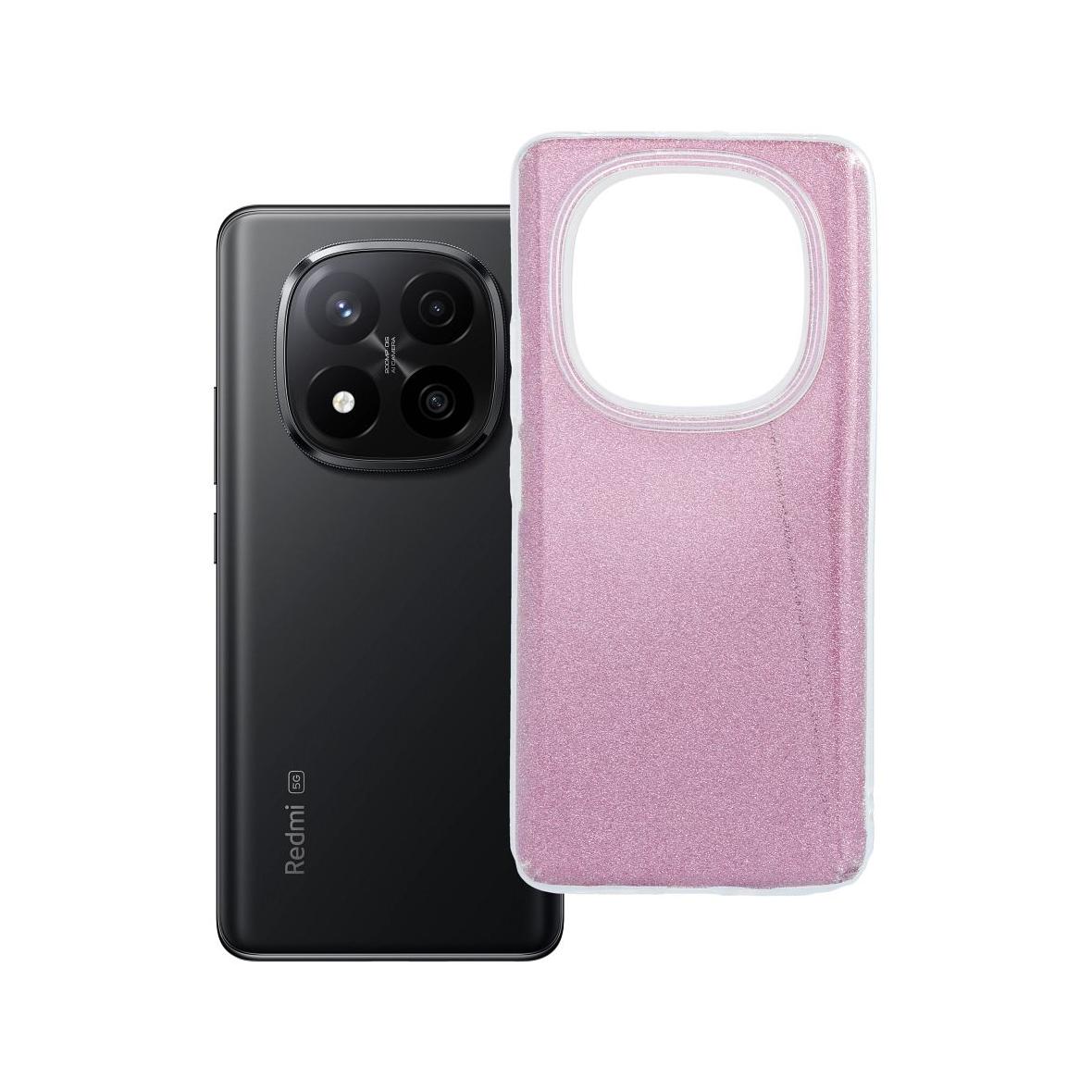 Futerał do Xiaomi Redmi Note 14 PRO PLUS 5G Shining różowy