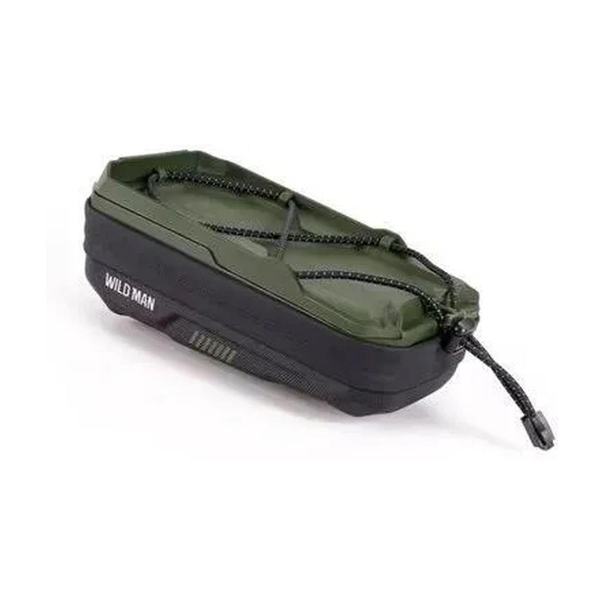 WILDMAN sakwa rowerowa na kierownicę na zamek 0,6L (4" - 7") GX330 zielona