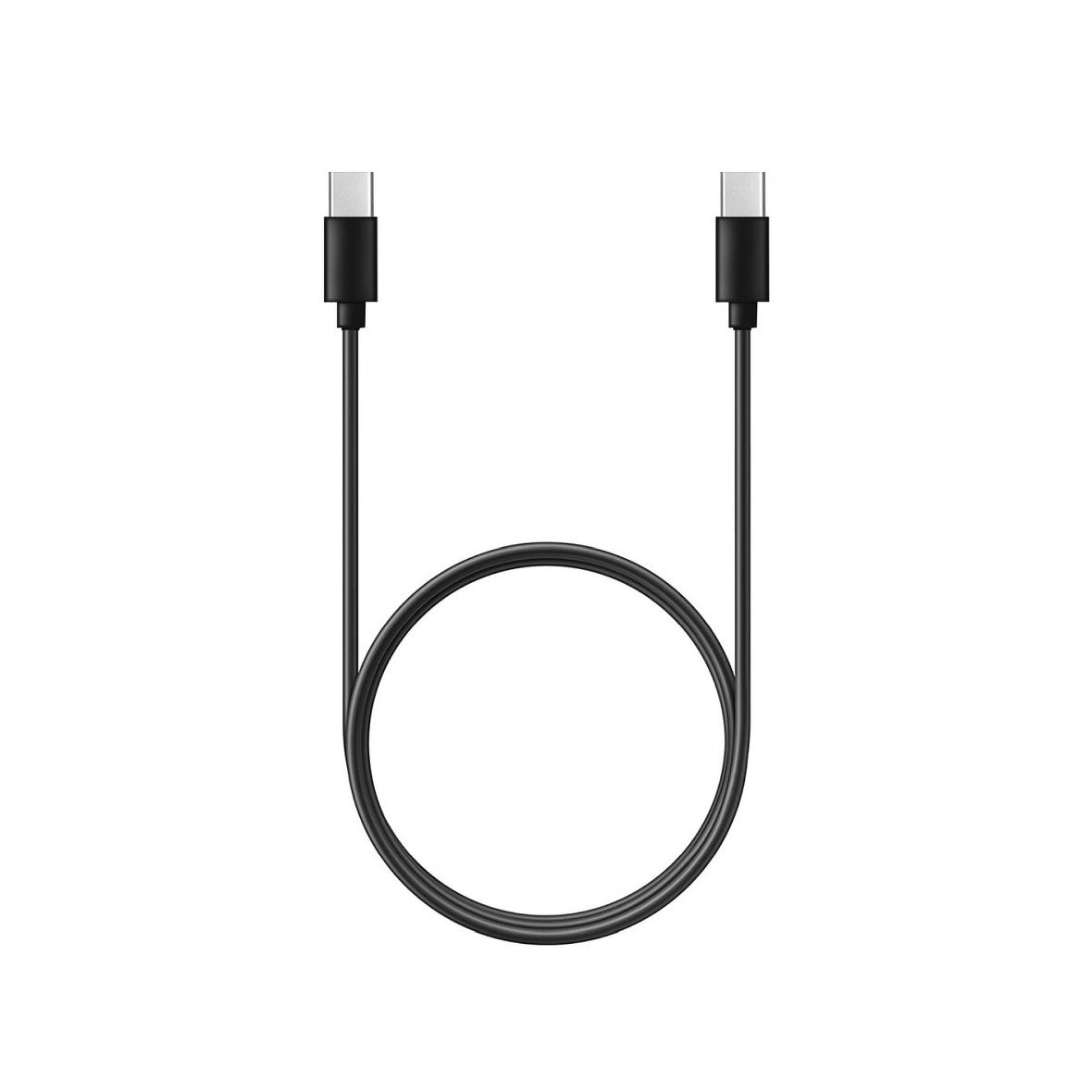 Kabel USB C do USB C PD QC 3A 60W 1 m C296 (długa końcówka 8mm)  czarny