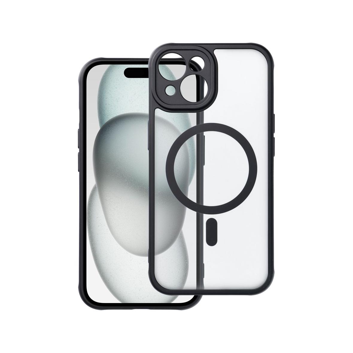 Futerał do iPhone 15 Full Matte Mag Cover zgodny z MagSafe czarny