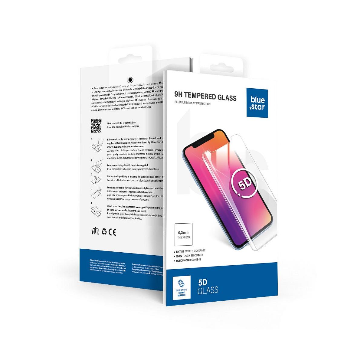 Szkło hartowane do Samsung Galaxy A57 5G (full glue / case friendly) Blue Star 5D czarne