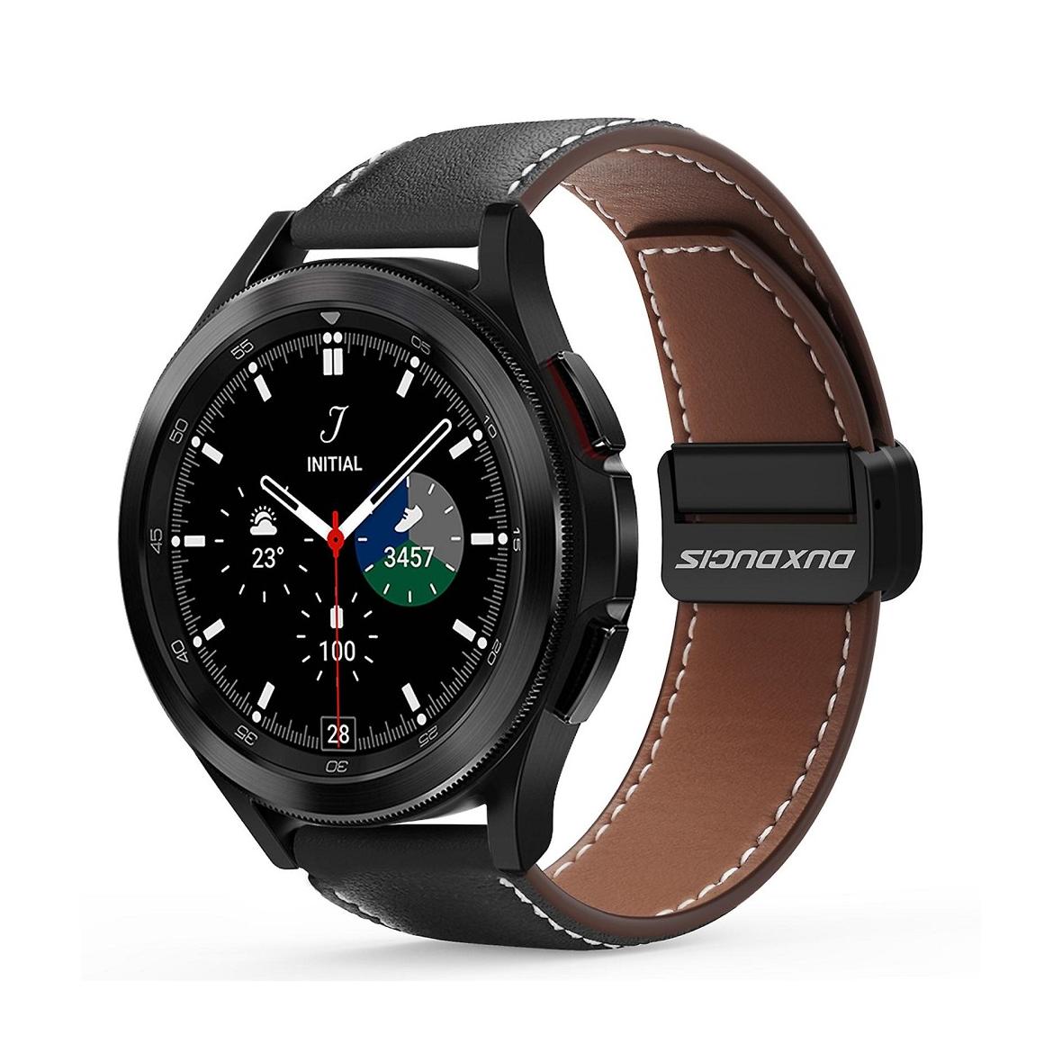 DUX DUCIS pasek YA skórzany 20 mm czarny