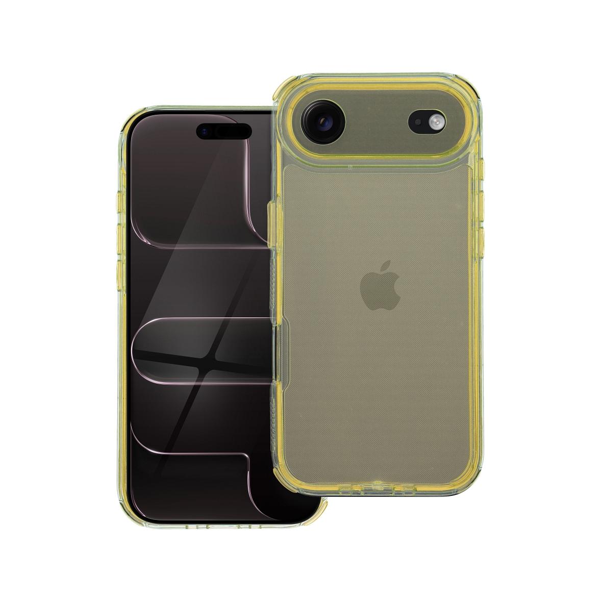 Futerał do iPhone 17 AIR Matrix Clear żółty