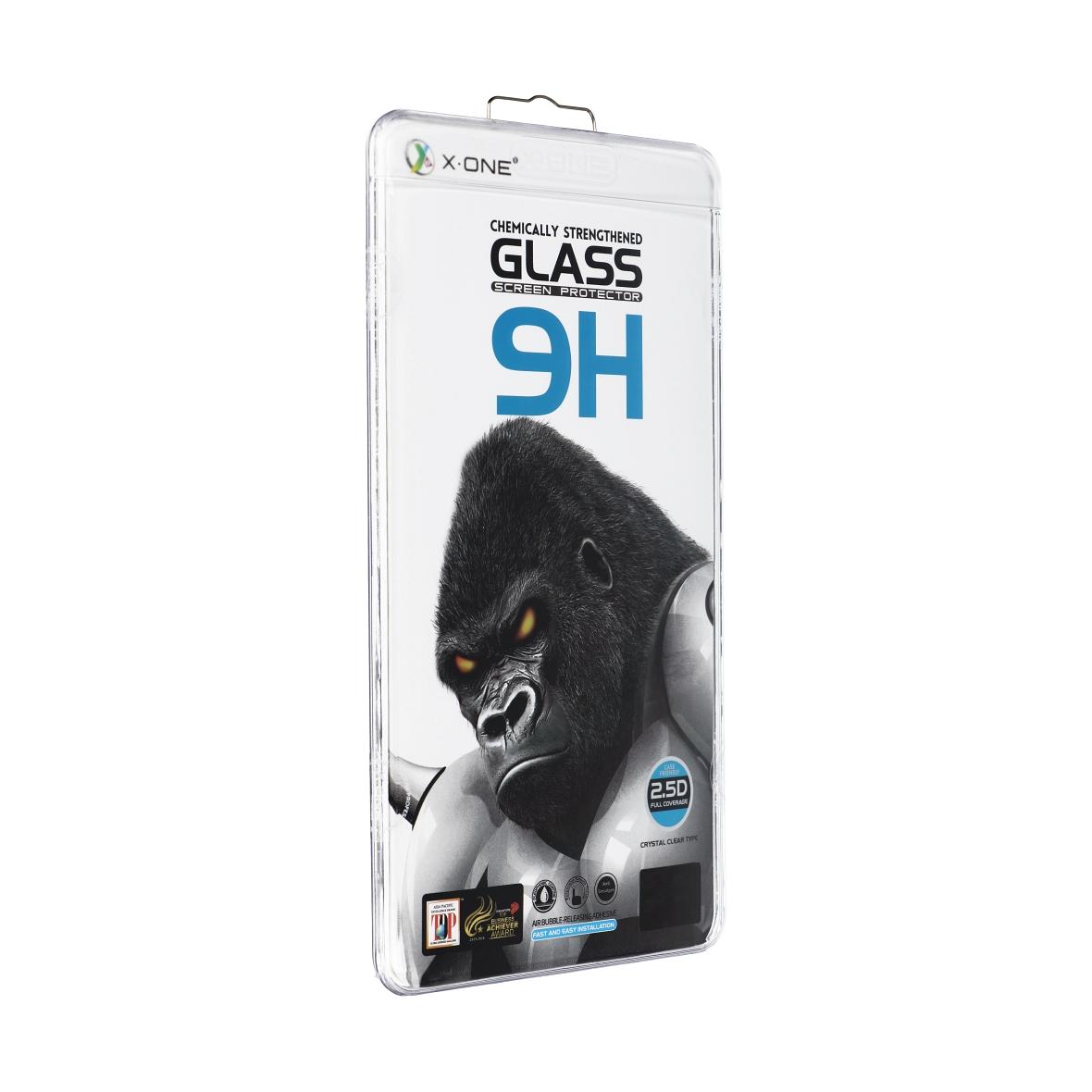 Szkło hartowane X-ONE 3D Full Cover - do Samsung Galaxy S25 Plus (case friendly) - działający czytnik