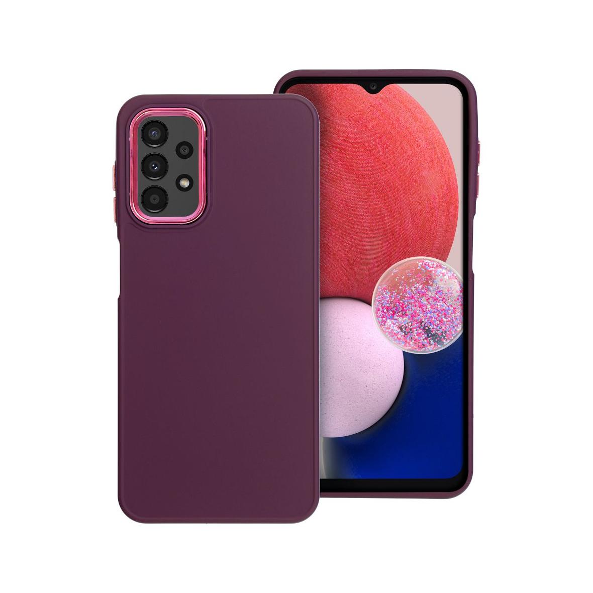 Futerał do Samsung A13 4G Frame fioletowy