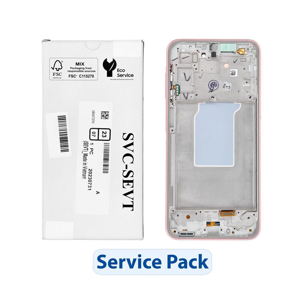 ServicePack Wyświetlacz LCD SAMSUNG A26 5G A266B Peach GH82-37049D