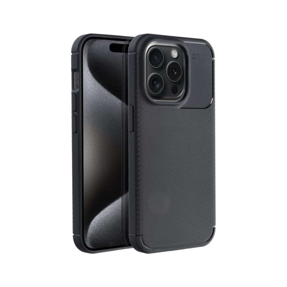 Futerał do iPhone 15 PRO Carbon Premium czarny