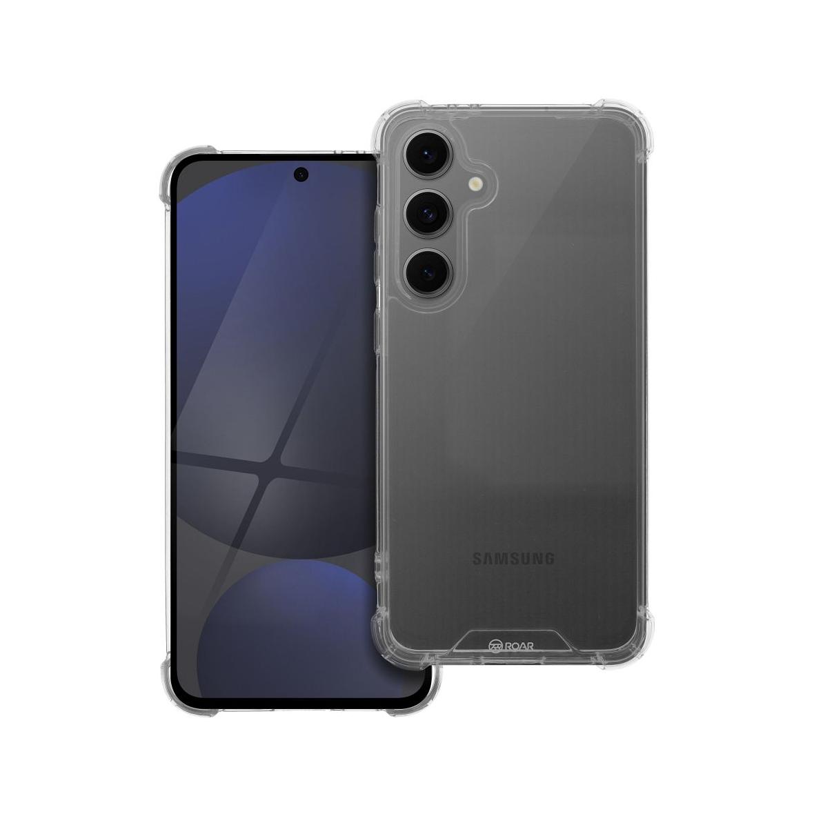ROAR futerał ARMOR do SAMSUNG S24 FE transparentny