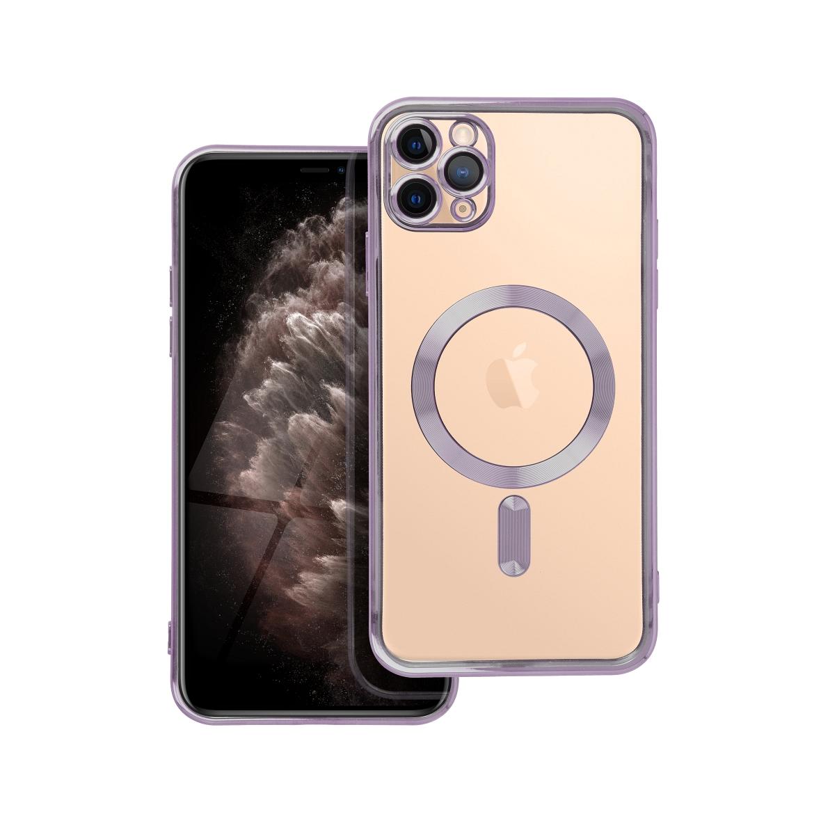 Futerał do iPhone 11 PRO MAX Electro Mag Cover zgodny z MagSafe fioletowy