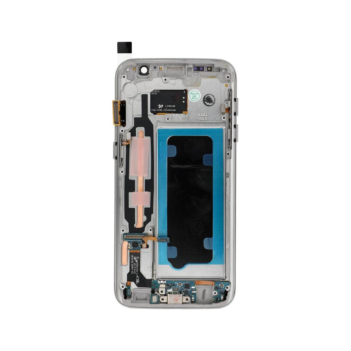 FixCell wyświetlacz LCD do SAMSUNG S7 z ramką złoty (odnowiony)