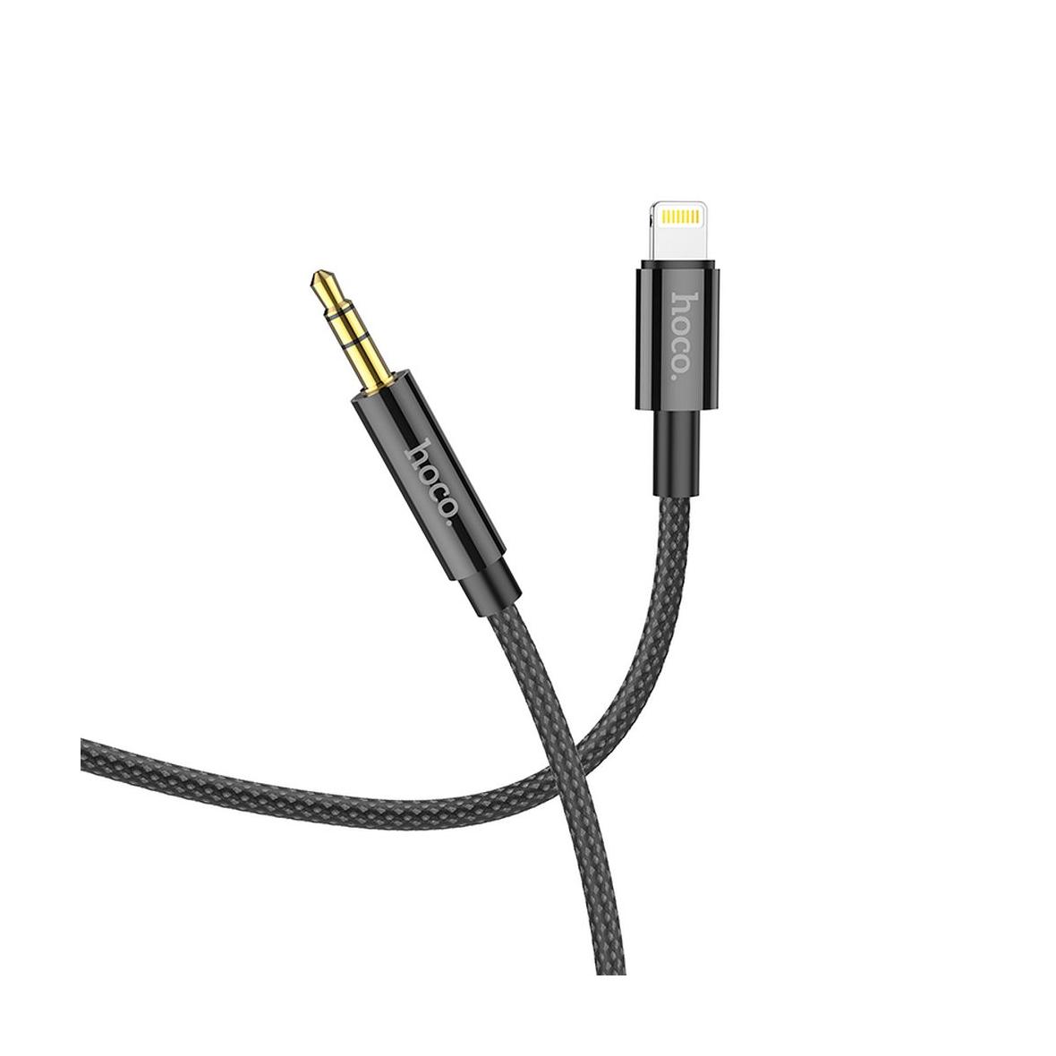 Kabel AUX Jack 3,5 mm do Lightning Hoco 1 m UPA19 czarny