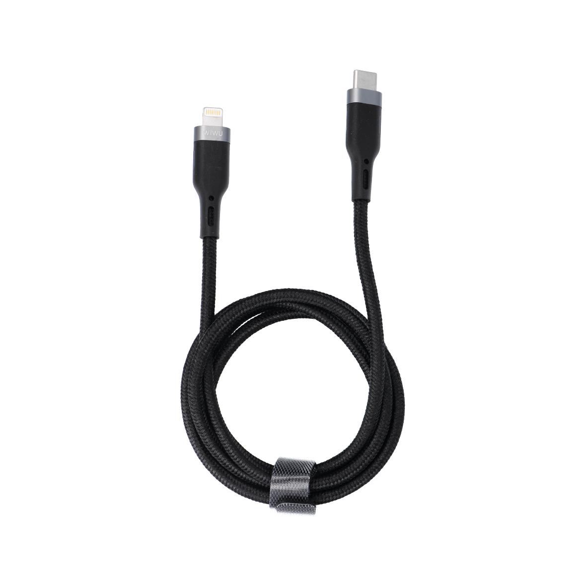Kabel USB C do Lightning Wiwu 30W 1,2m Wi-C013 czarny