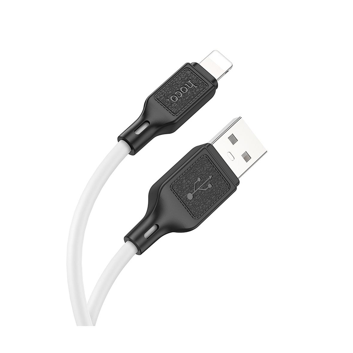 Kabel USB A do Lightning Hoco 2,4A 1 m X90 biały