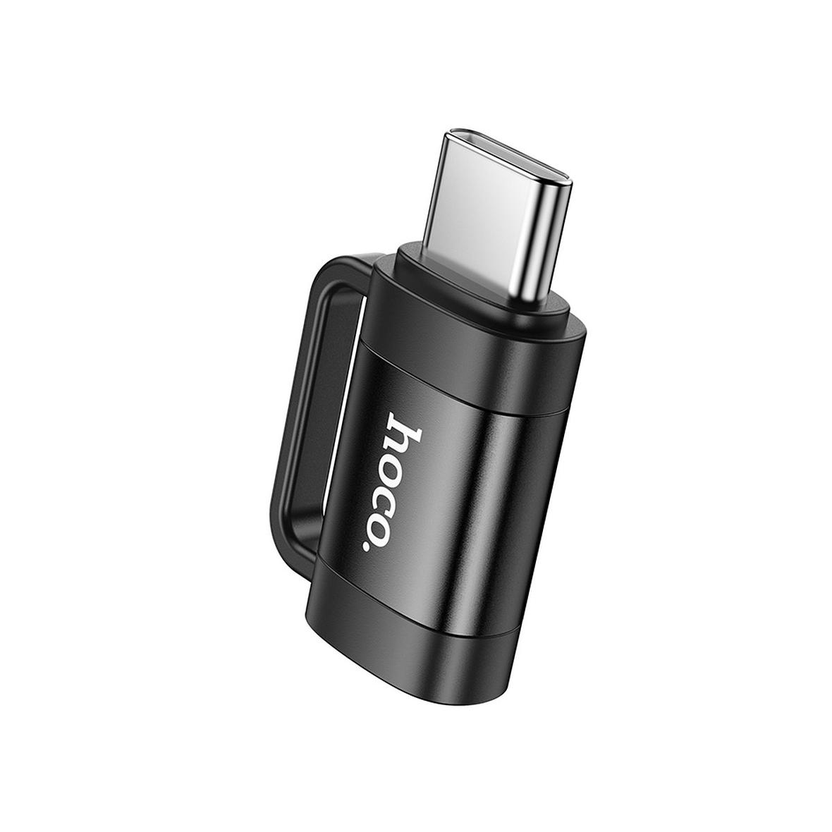 Adapter OTG USB C do Lightning Hoco 3A UA31E czarny