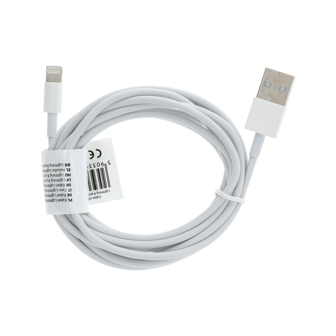 Kabel USB A do Lightning C602 2 m biały