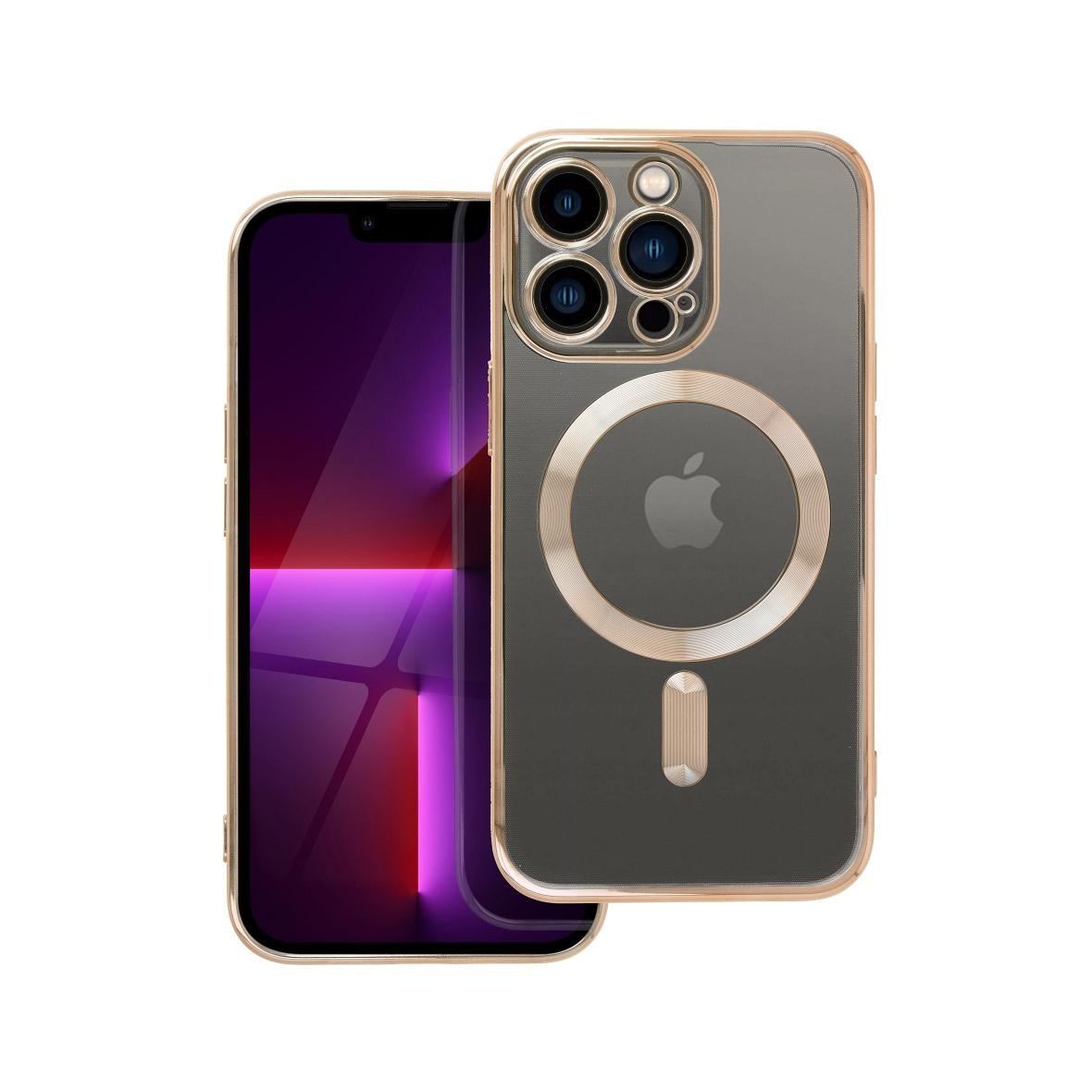 Futerał do iPhone 13 PRO Electro Mag Cover zgodny z MagSafe złoty