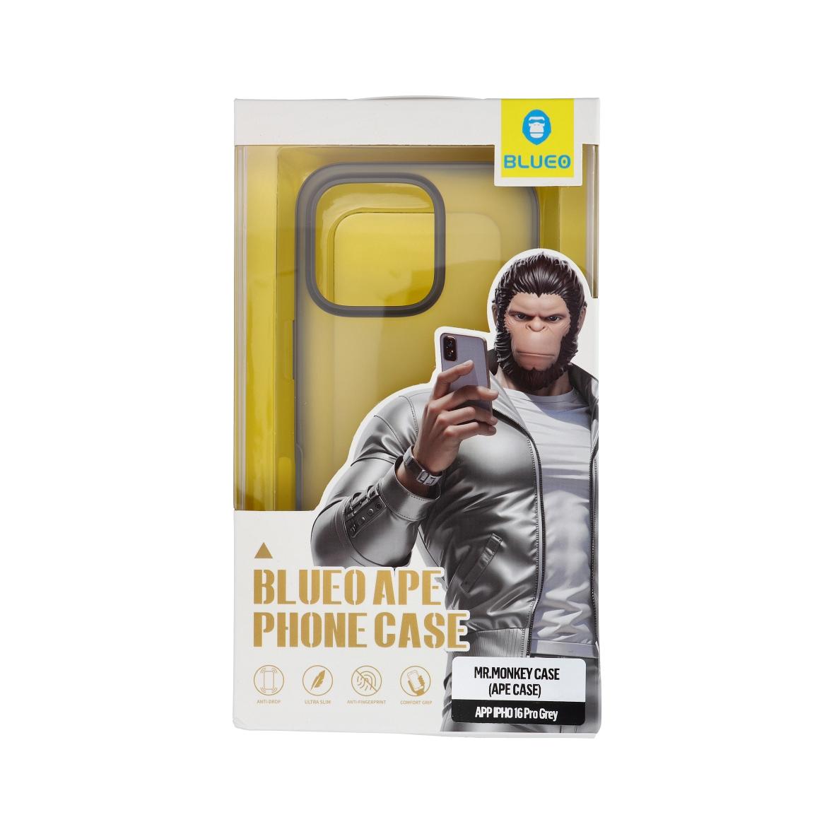BLUEO APE Phone Case - Apple iPhone 16 Pro szary