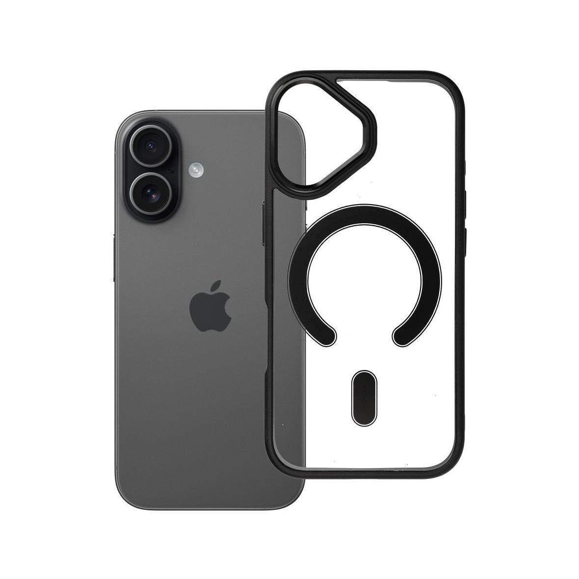Futerał do iPhone 17 Color Edge Mag Cover zgodny z MagSafe czarny