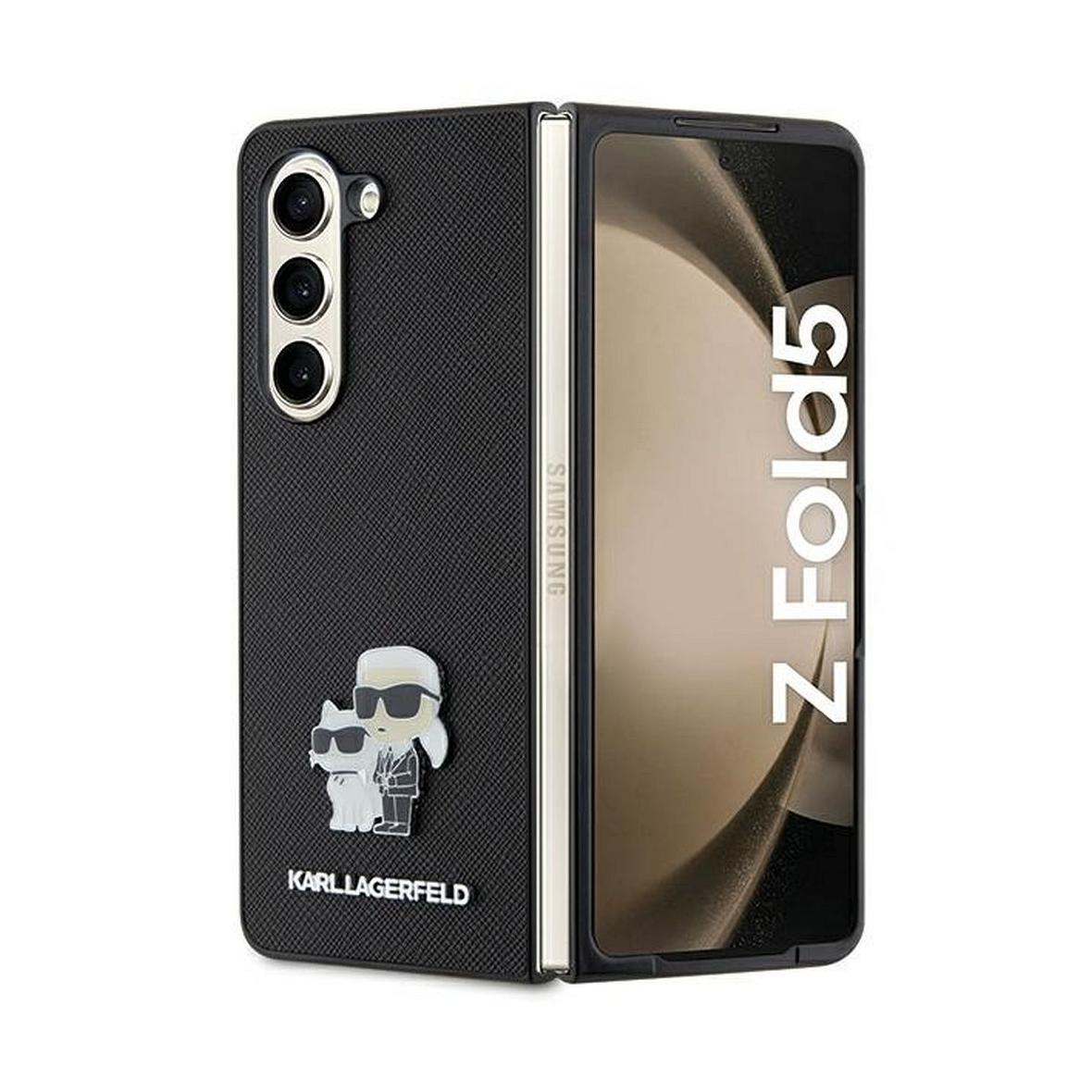 KARL LAGERFELD futerał do SAMSUNG Z Fold 5 KLHCZFD5SAKCNPK (Saffiano K&C PIN) czarny