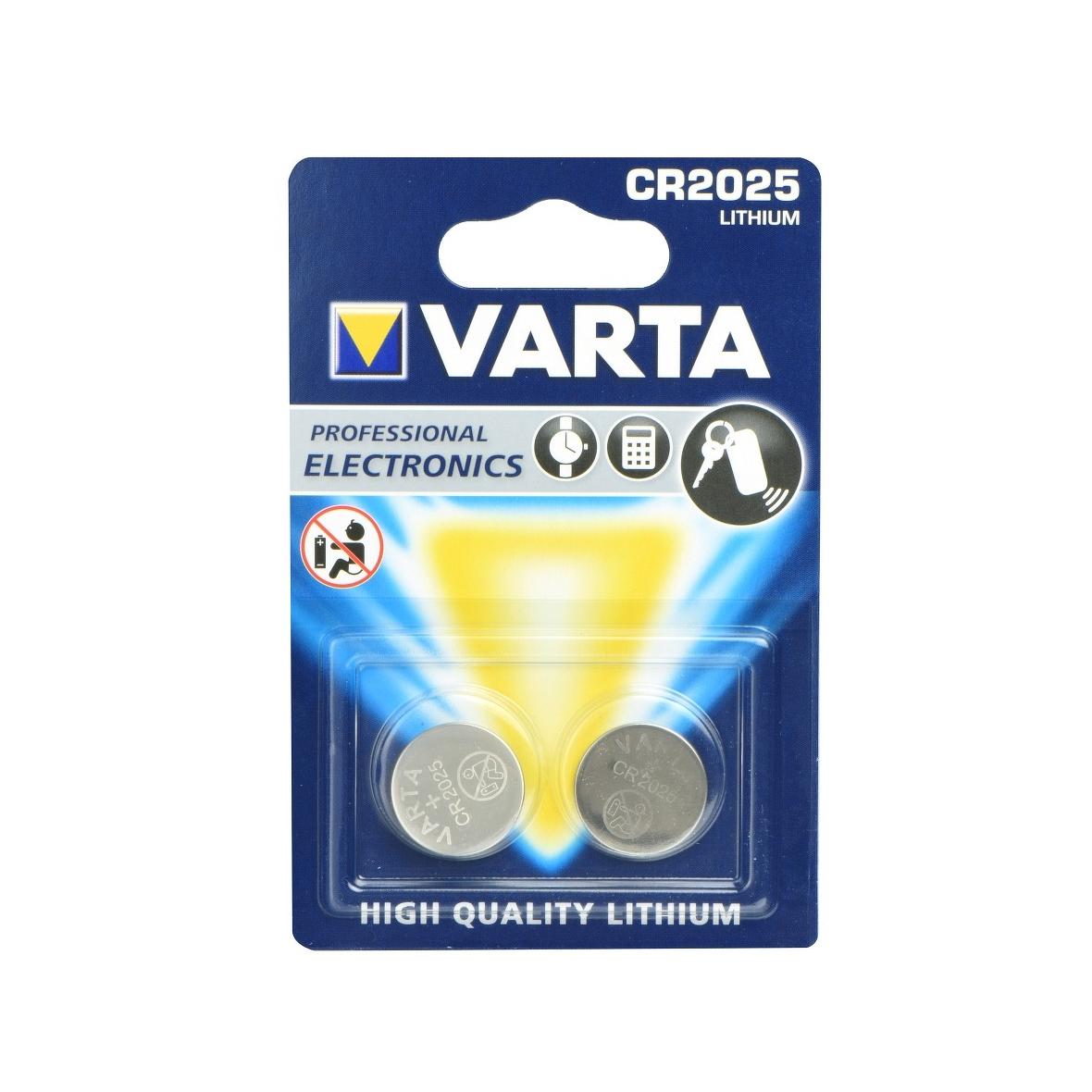 VARTA bateria litowa CR2025 3V 2 szt