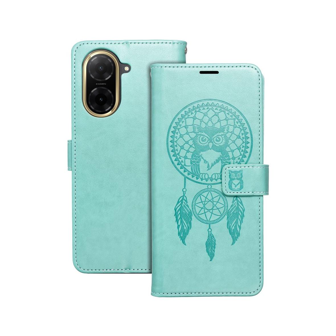 Etui z klapką na Xiaomi Redmi A5 ( 173,3 x 79,4 x 8,26) Mezzo Book  łapacz snów zielone