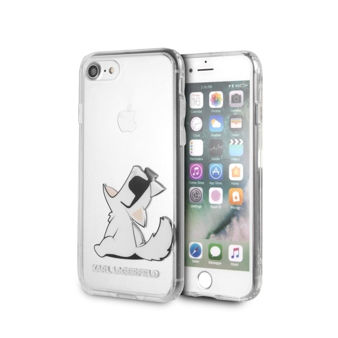 KARL LAGERFELD futerał do IPHONE 7 / 8  KLHCI8CFNRC transparentny