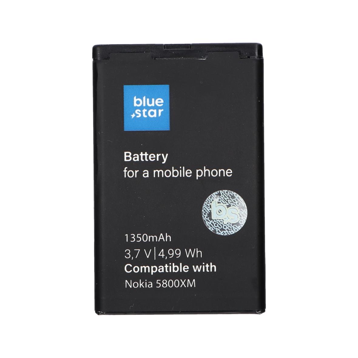 Bateria do Nokia 5800 XM / C3-00 / N900 / X6 / 5230 / Lumia 520 / 525 1350 mAh Blue Star Premium