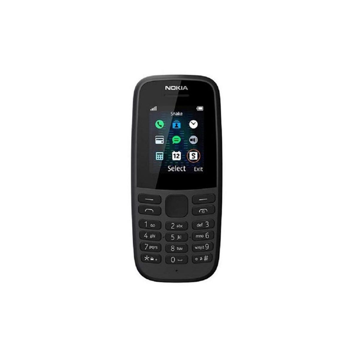 Telefon komórkowy Nokia 105 2019 2G Dual SIM czarny