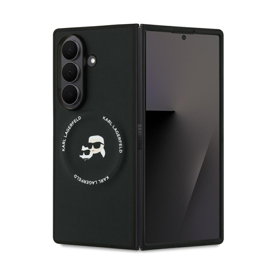 KARL LAGERFELD futerał do SAMSUNG Z Fold7 KLHMZFD7PSMLRKCK kompatybilny z MagSafe (PU K&C) czarny