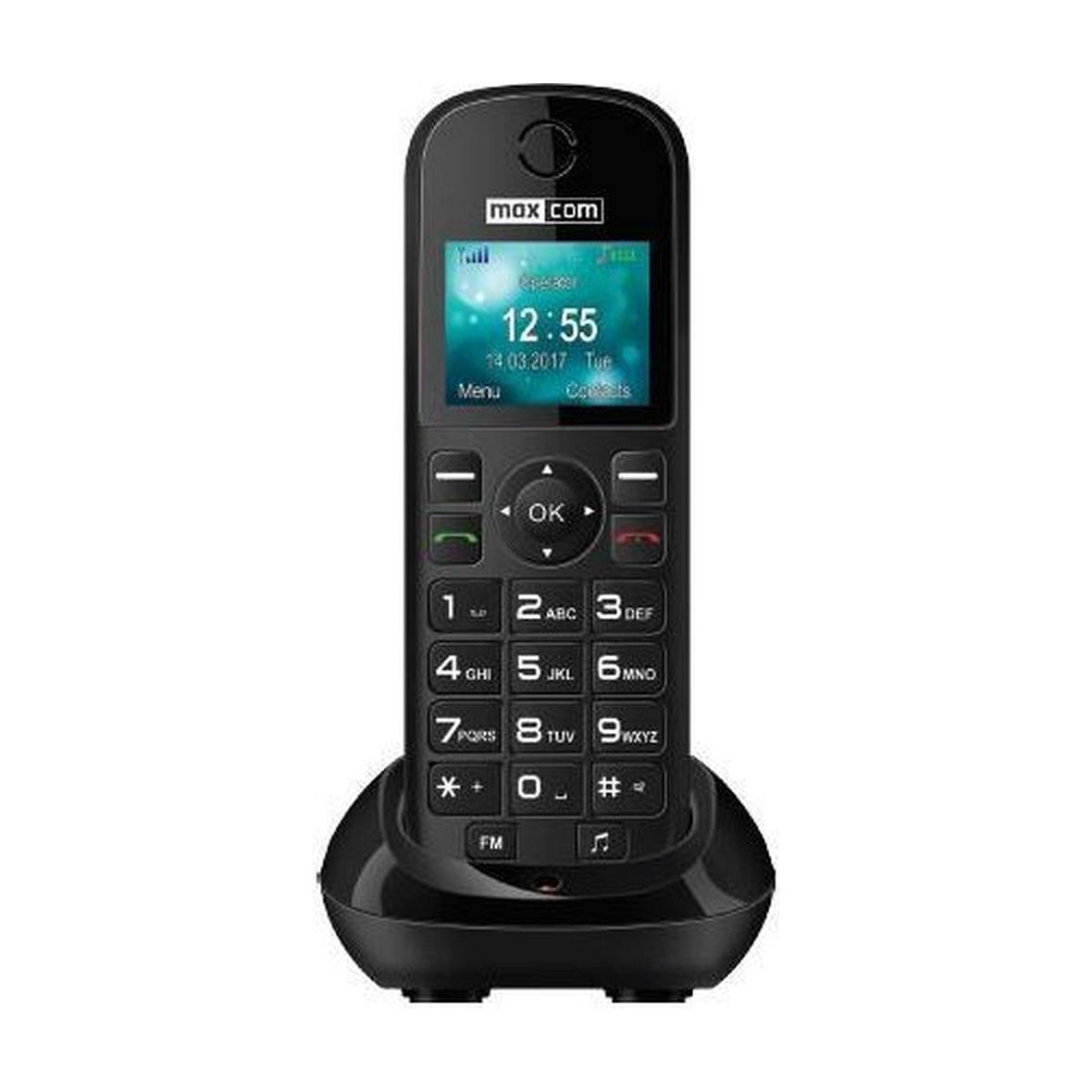 MAXCOM telefon dla seniora MM35D SE czarny
