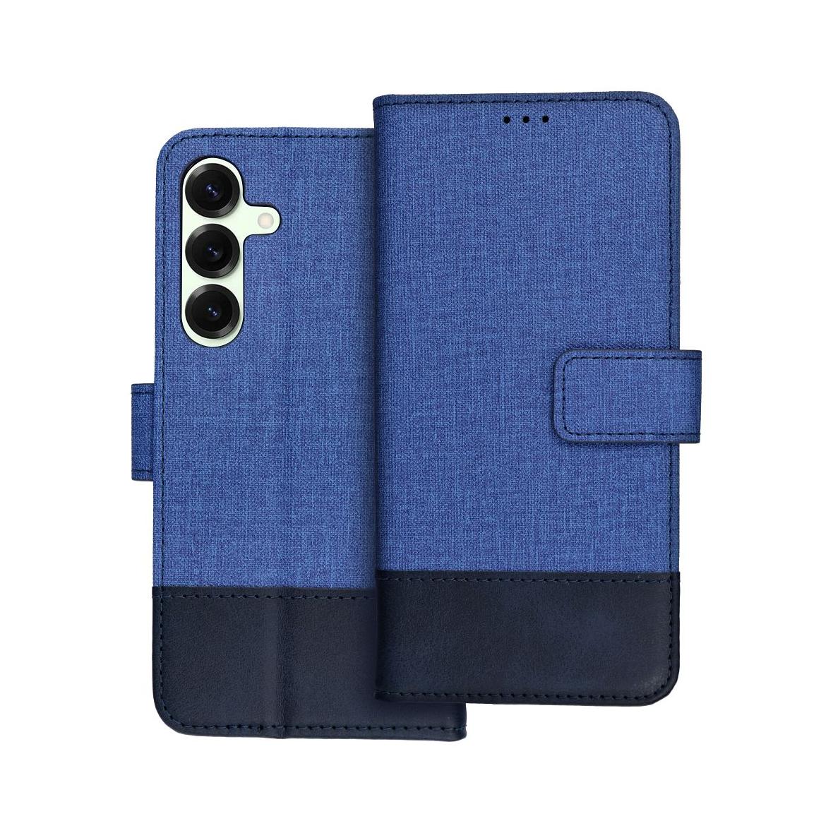 Etui z klapką na Samsung S25 Gomma Book niebieskie