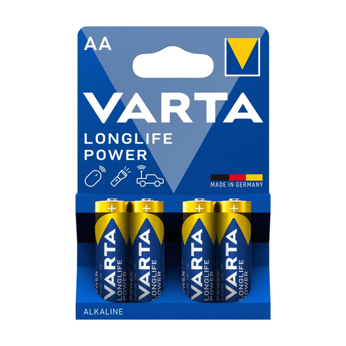 VARTA bateria alkaliczna R6 (AA) Longlife Power 4 szt