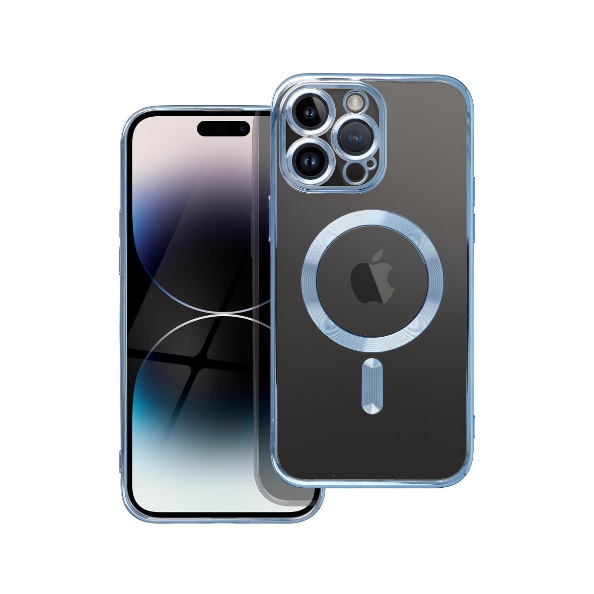 Futerał do Samsung A57 Electro Mag Cover zgodny z MagSafe niebieski