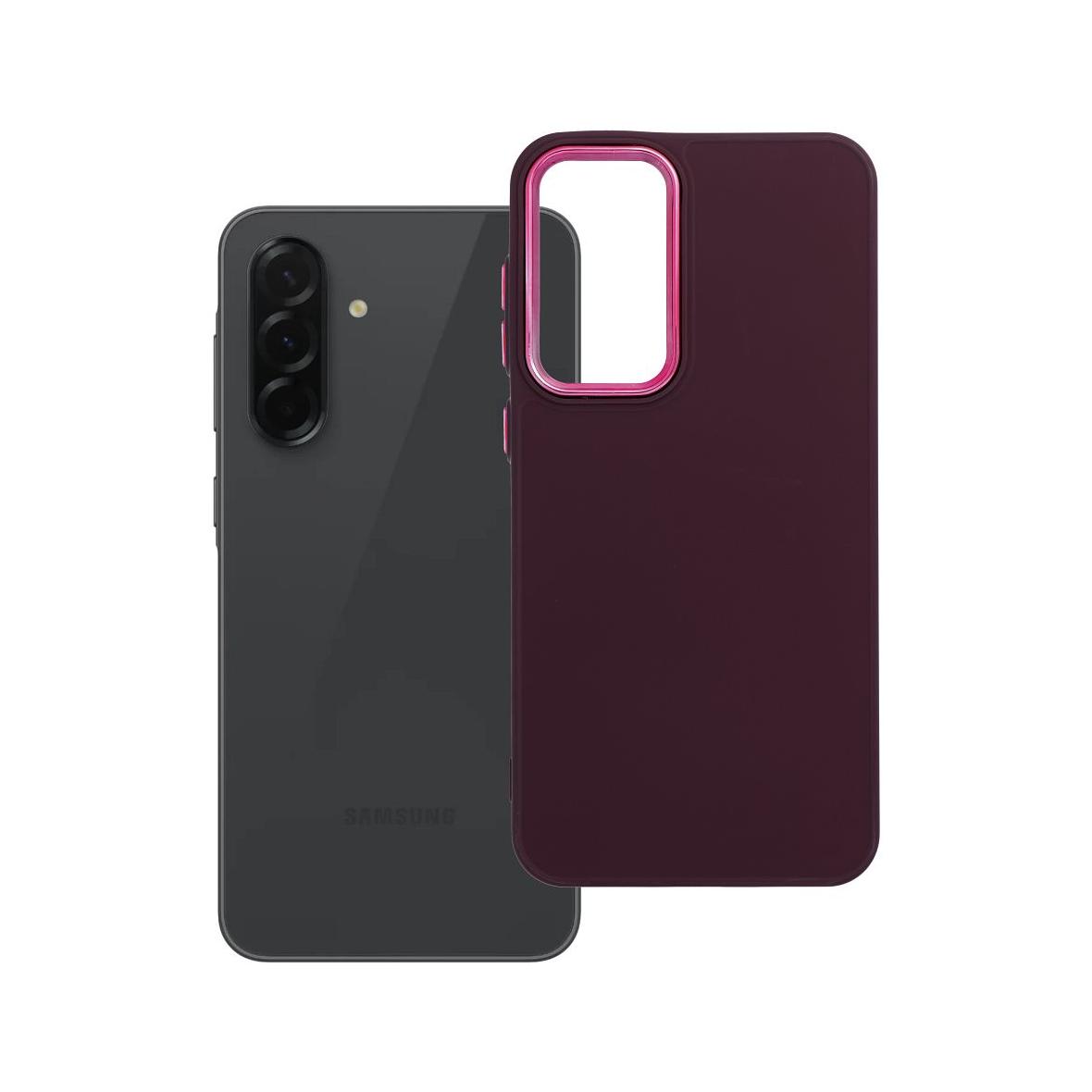 Futerał do Samsung A36 5G Frame fioletowy