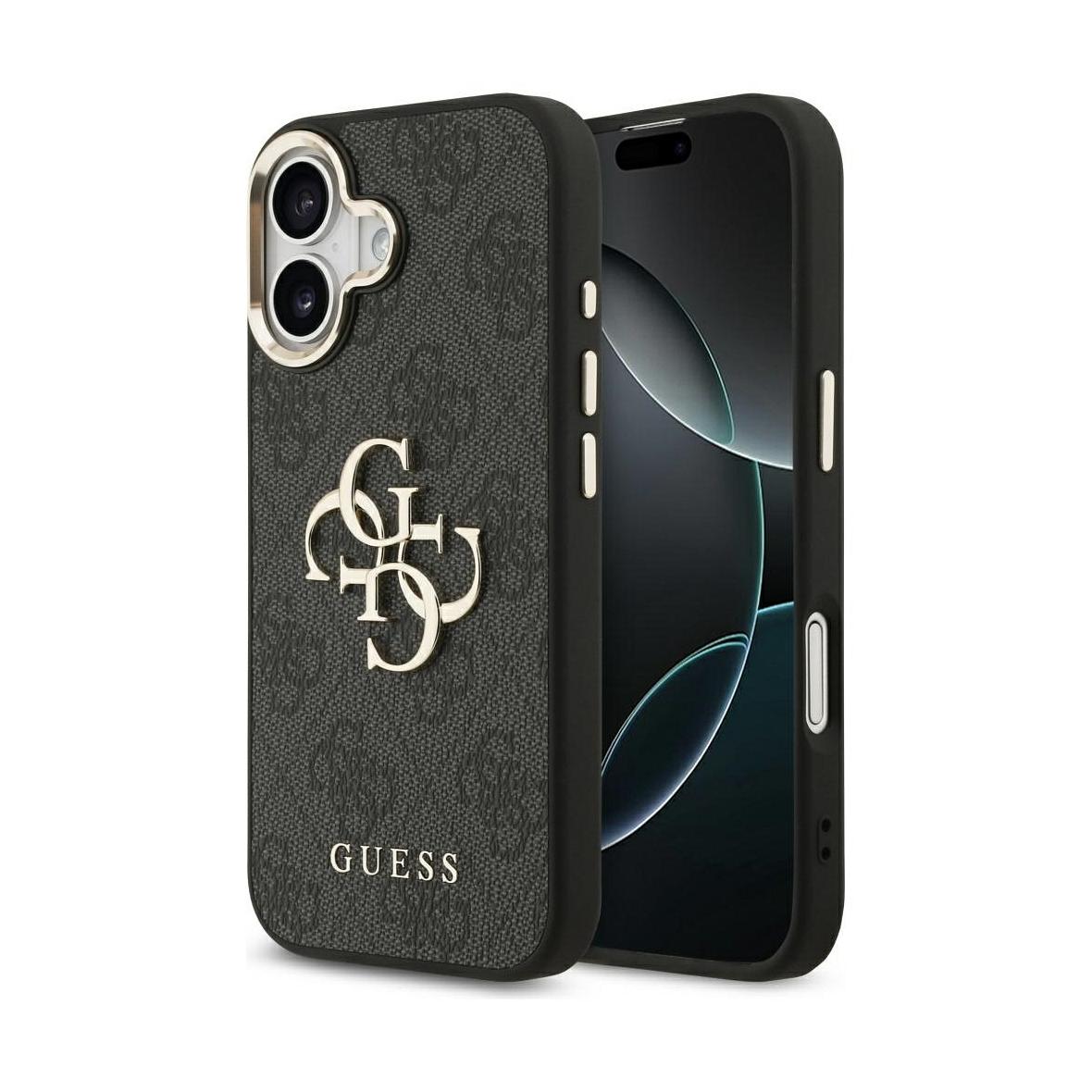 GUESS futerał do IPHONE 17 GUHCP17S4GMGCGR (PU W/ Big 4G Classic Logo) złoto czarny