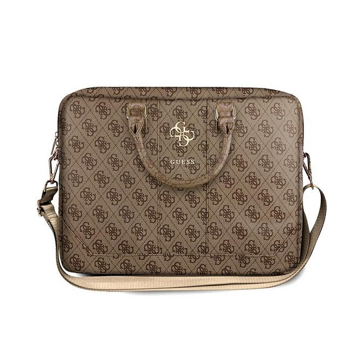 GUESS torba na laptopa / tablet / notebook 15" GUCB15G4GFBR (Guess Sleeve) brązowa