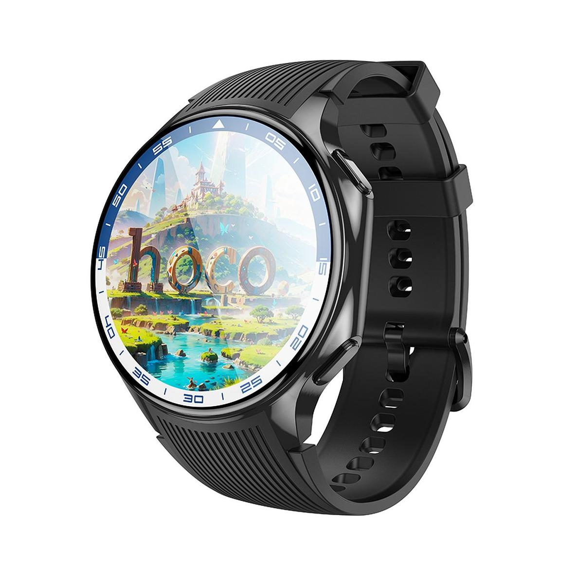 Smartwatch Hoco 1,43" AMOLED IP67 z funkcją rozmowy Y24 czarny