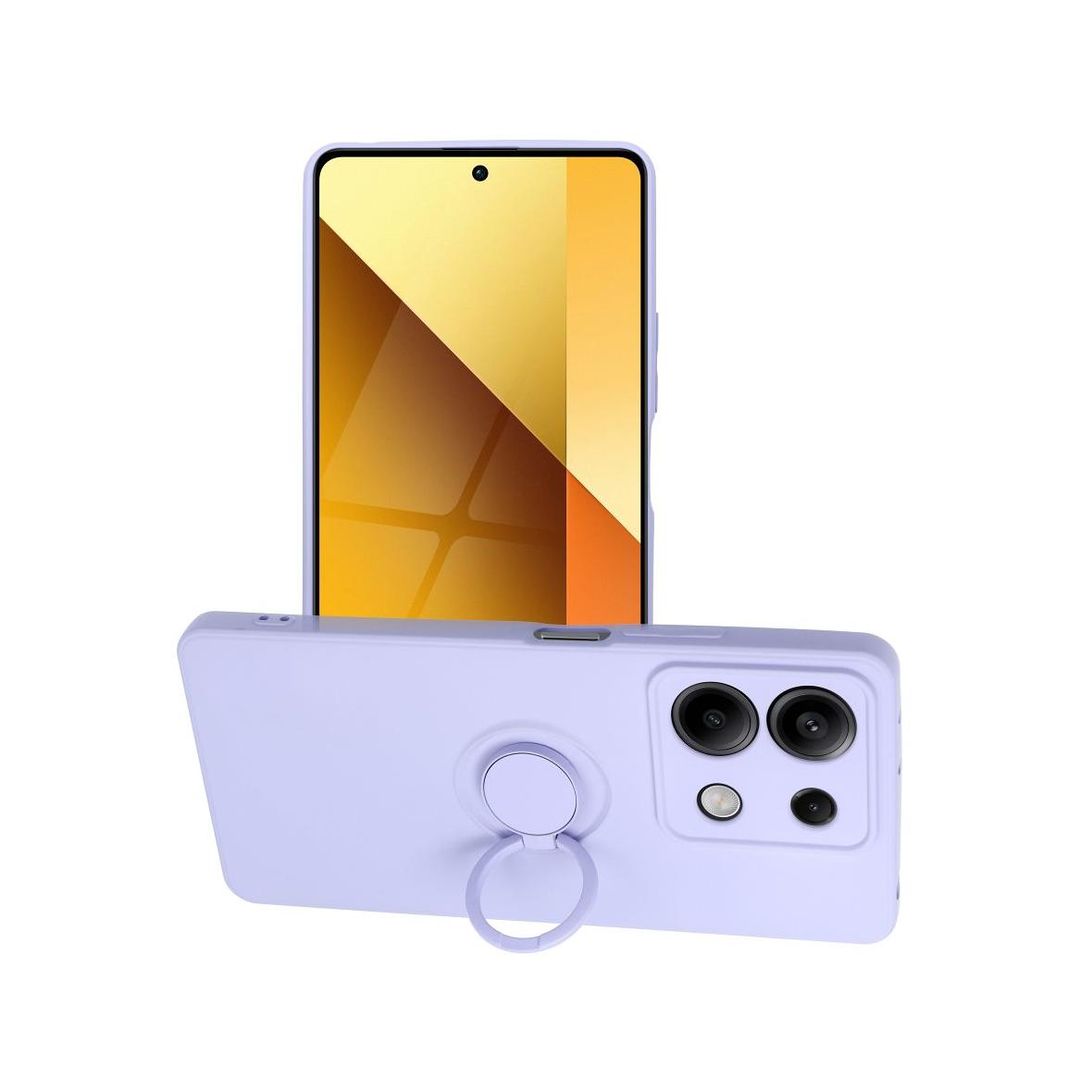 Futerał do Xiaomi Redmi Note 13 5G Silicone Ring fioletowy