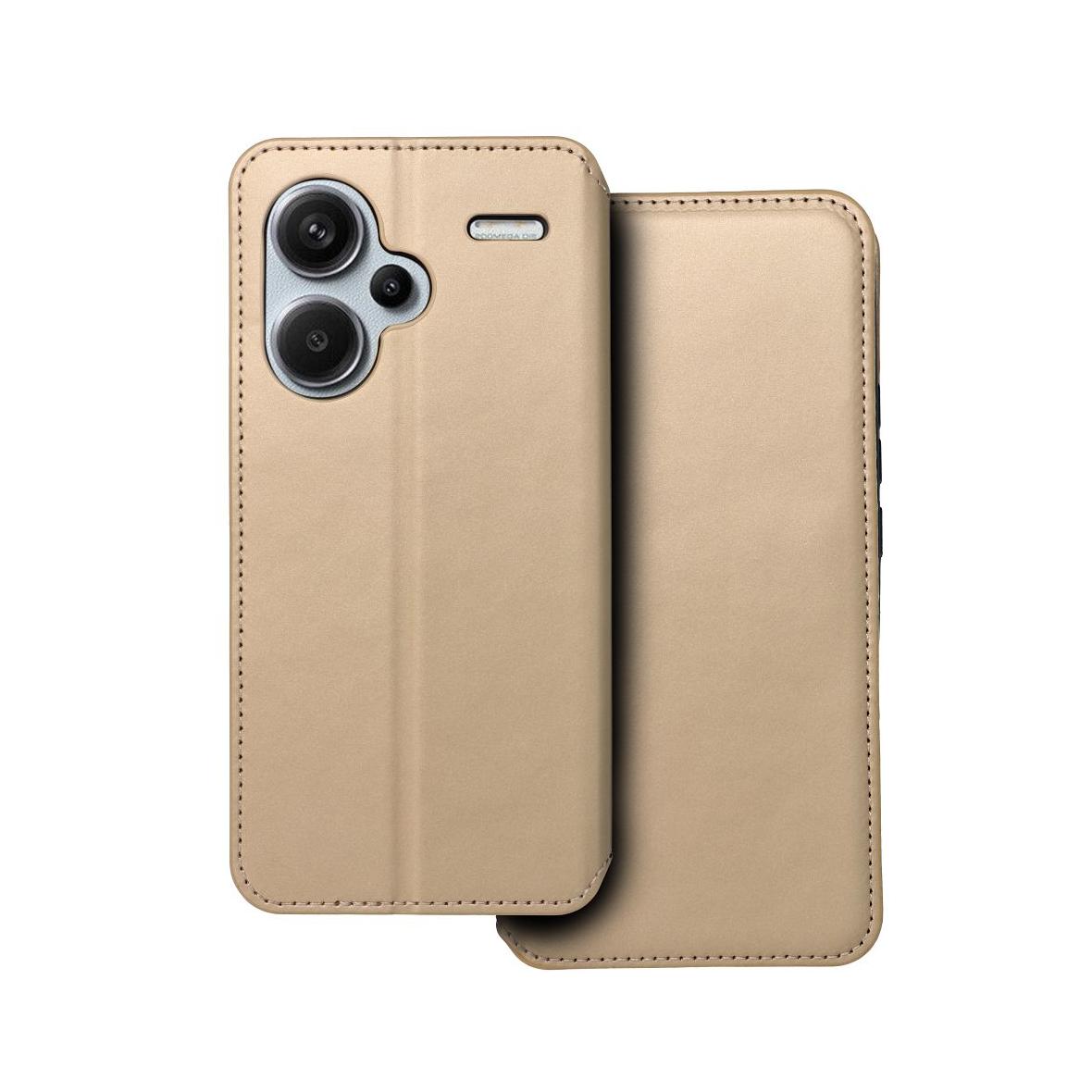 Etui z klapką na Xiaomi Redmi NOTE 13 PRO PLUS 5G Dual Pocket Book złote