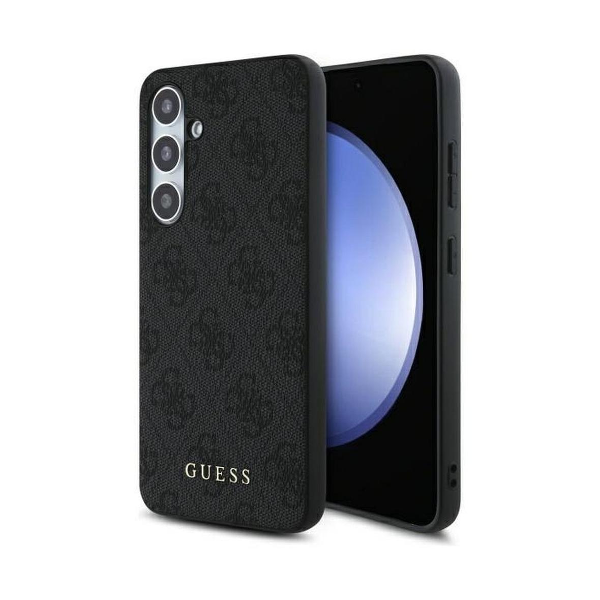 GUESS futerał do SAMSUNG S24 FE GUHCS24FEG4GFGR (HC PU 4G Metal Logo) szary
