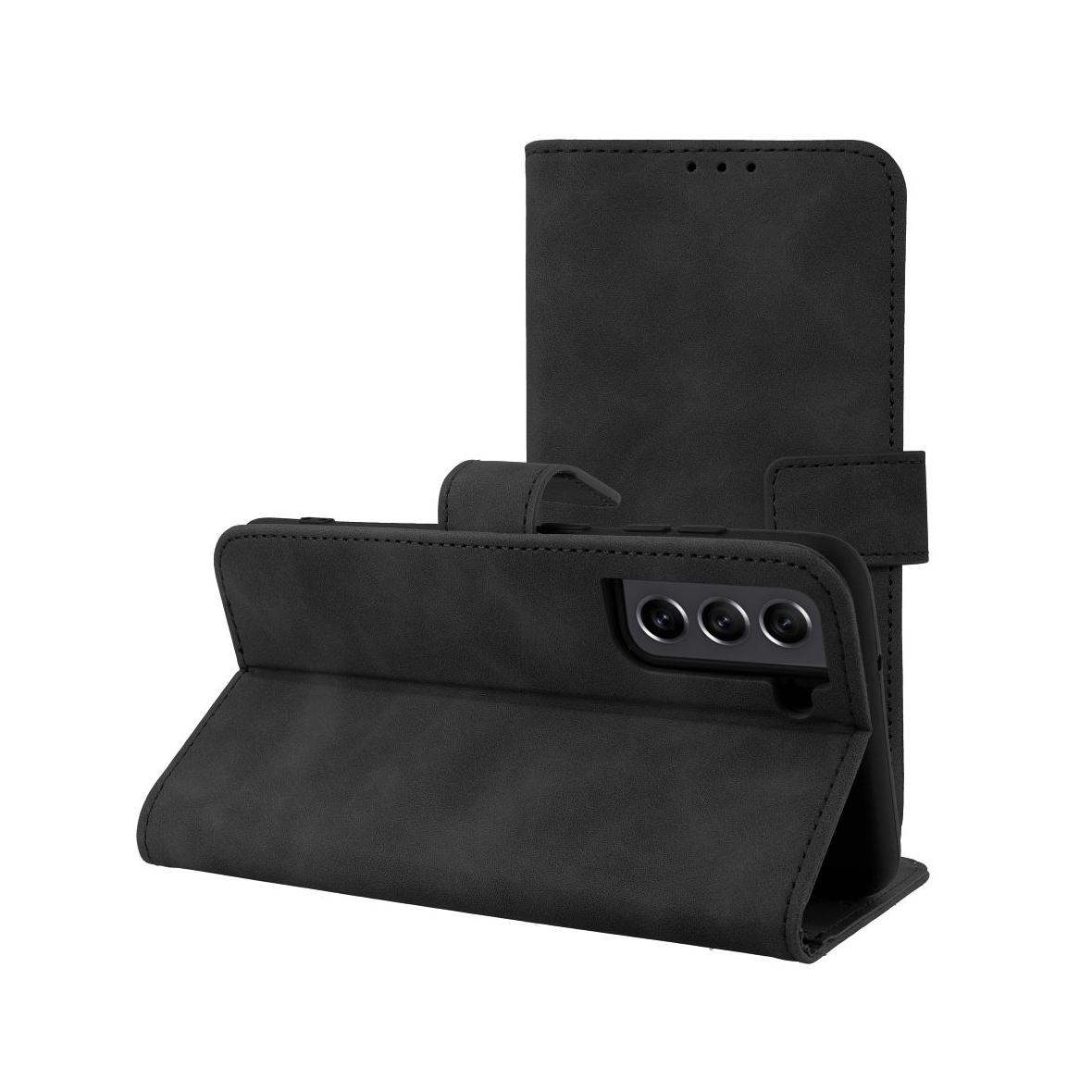 Etui z klapką na Samsung S21 FE Tender Book czarne